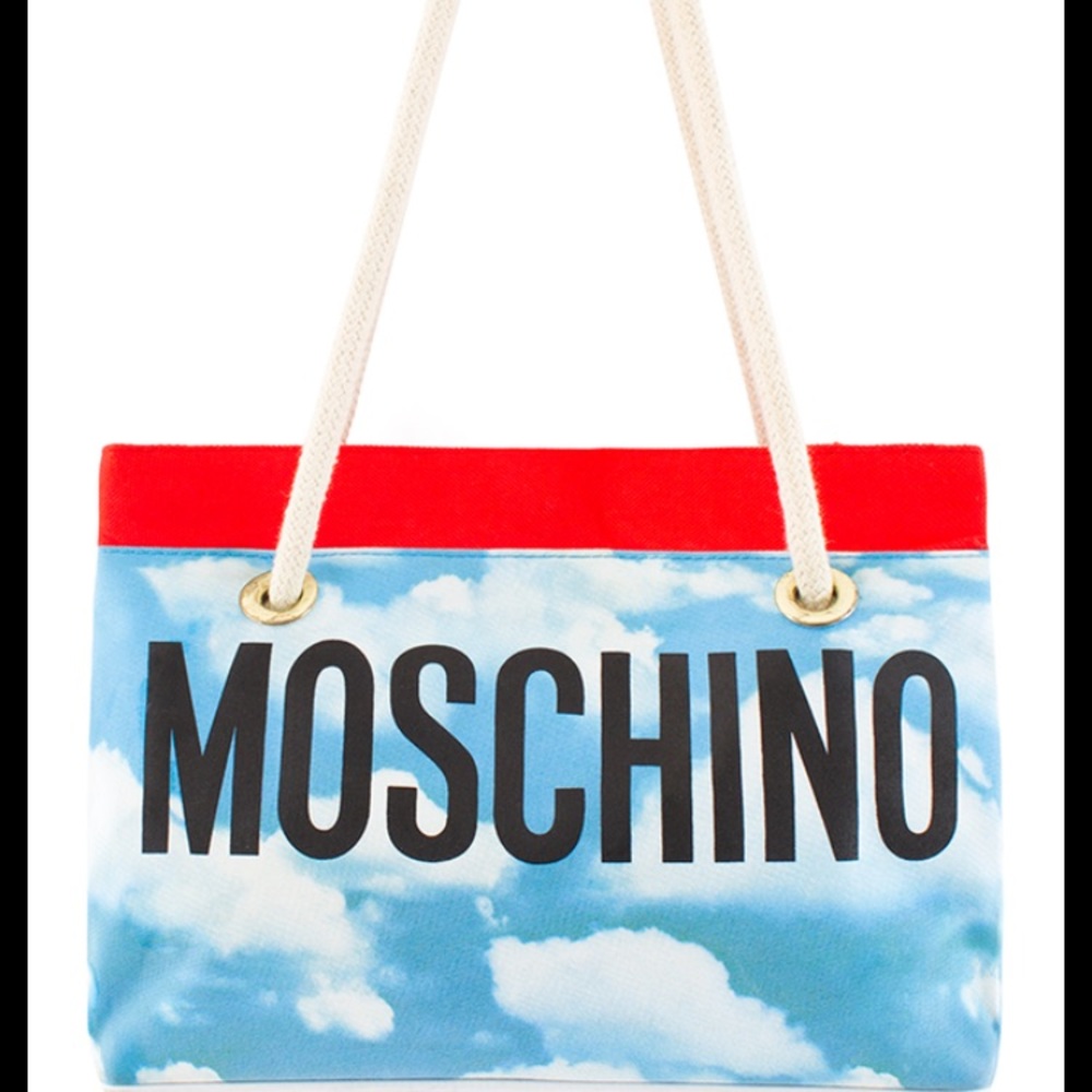 Moschino Sky Print Tote Bag